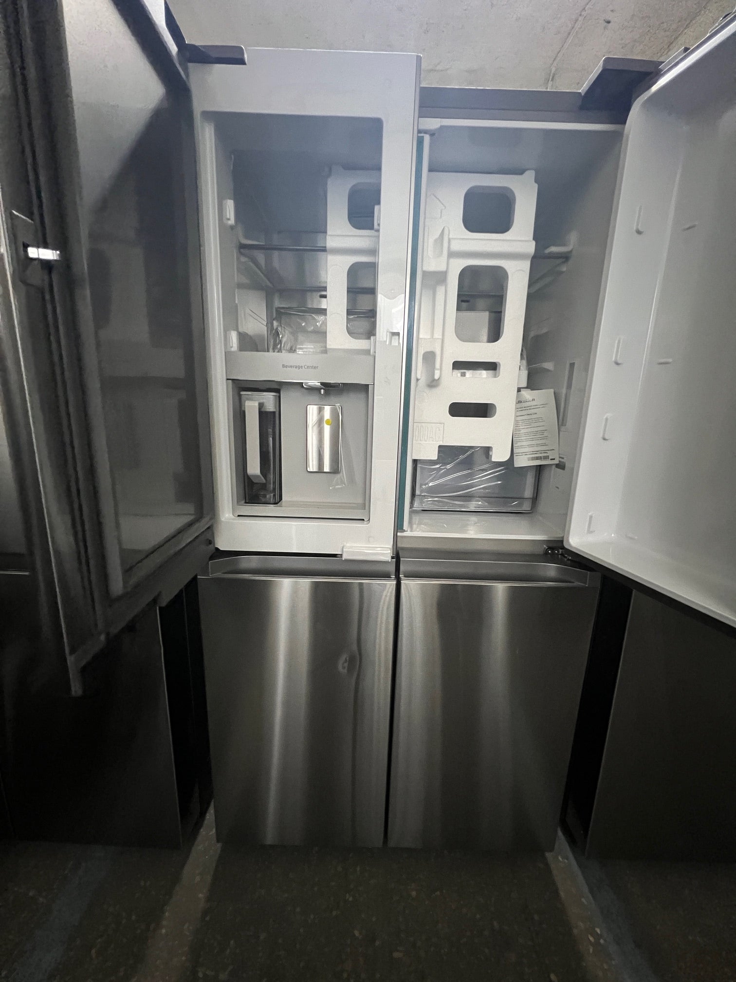 Samsung 23 cu. ft. Counter Depth 4-Door Flex Stainless Steel
